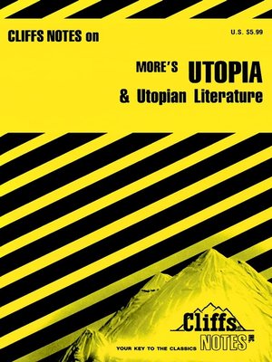 cover image of CliffsNotes on More's Utopia & Utopian Literature